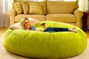 Ghế lười hạt xốp hình trụ size XL