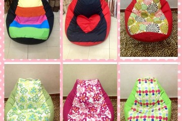 Ghế lười hạt xốp hình quả lê size S