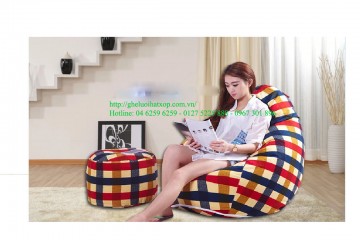 Ghế lười hạt xốp hình quả lê size L