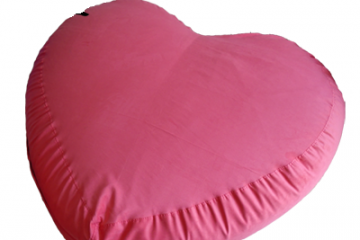 Ghế lười hạt xốp hình trái tim size M