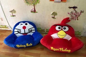 Ghế lười thú bông nhân vật hoạt hình size L