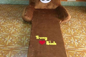 Ghế thú bông kiểu dáng sofa