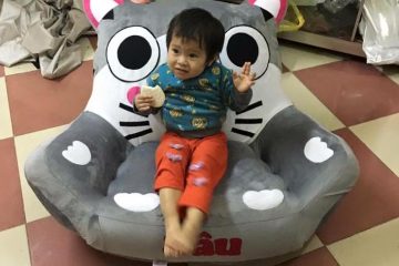 Ghế lười thú bông nhân vật hoạt hình size S