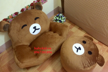 Ghế lười thú bông hình gấu Bear
