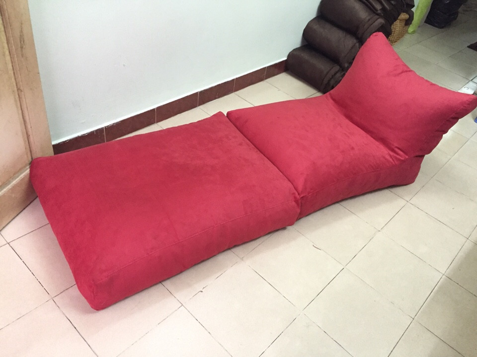ghế lười hạt xốp hình sofa ghép
