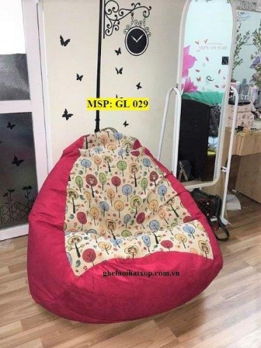 Ghế lười dáng lê thổ cẩm pha GL 029 (L)