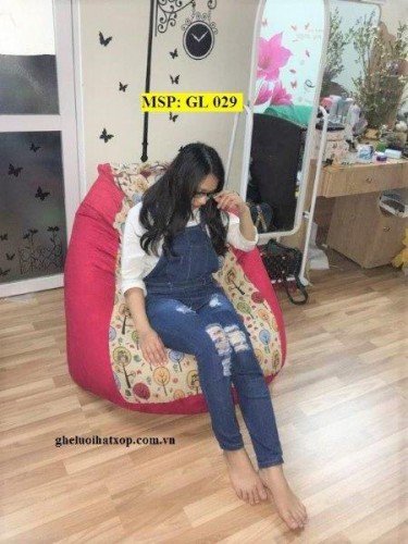 Ghế lười dáng lê thổ cẩm pha GL 029 (L) (4)
