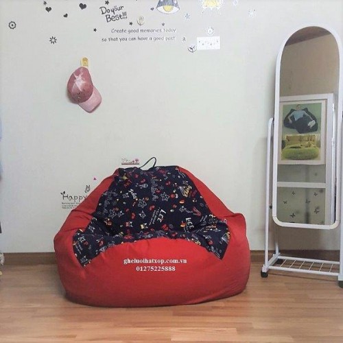 Ghế lười hạt xốp dáng lê Size XL GL 023 (8)