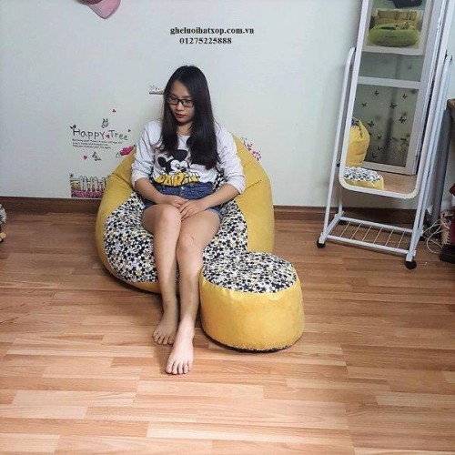 dáng Ghế lười hạt xốp hình quả lê GL020 Size M