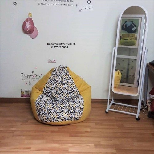 Ghế lười hạt xốp hình quả lê GL020 Size M