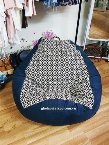 Ghế lười hạt xốp dáng lê GL 022Ghế lười hạt xốp dáng lê GL 022