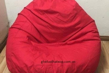 Ghế xốp quả lê đỏ kaki trơn GL L001 (L)