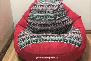 Ghế lười dáng lê thổ cẩm pha GL L034 (L)