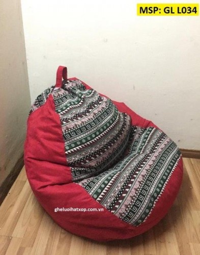 Ghế lười dáng lê thổ cẩm pha GL L034 (L) (7)