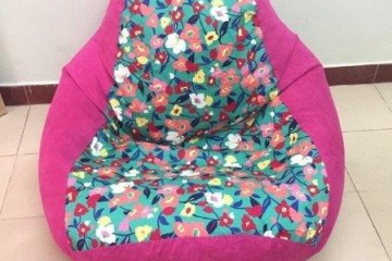 Ghế lười hạt xốp dáng quả lê GL L040 (L)