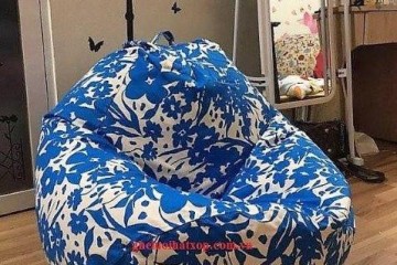 Ghế lười hạt xốp dáng quả lê GL L041 (M)