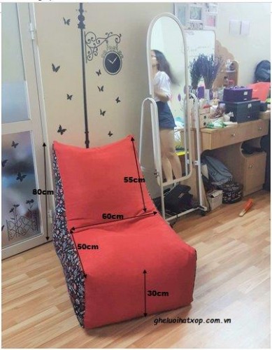 Ghế hạt xốp dáng sofa họa tiết GL SF001 (5)