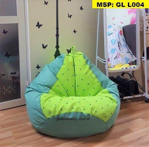 Ghế lười hạt xốp dáng lê GL L004 cho bé (S)