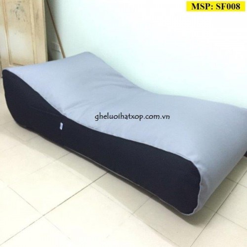 Ghế lười hạt xốp dáng sofa kiểu giường nằm SF008 (1)