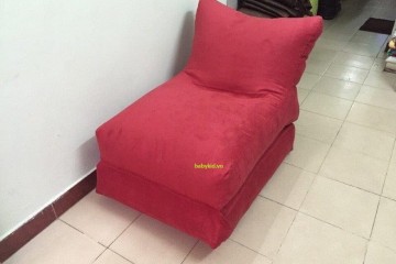 Ghế lười hạt xốp dáng sofa