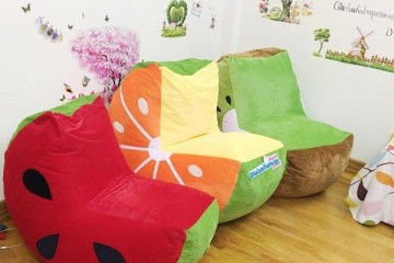 Ghế lười hoa quả BABYKID ngon từ mắt ngồi thật êm!
