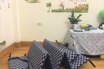 Đệm gấp văn phòng Babykid kẻ DG G004