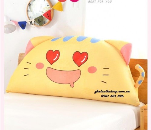 Gối tựa đầu giường Cat Love GĐ01 (3)