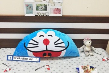 Gối tựa đầu giường hình Doraemon GĐ006 (S)