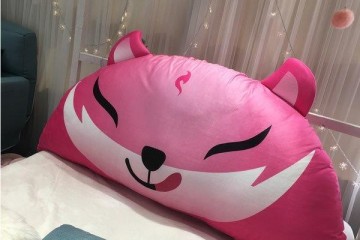 Gối tựa đầu giường Hồng Hồ Ly GĐ003