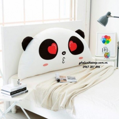 Gối tựa đầu giường Panda Love dễ thương GĐ011 (3)