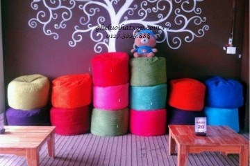 Ghế lười hạt xốp BBK- Điểm nhấn độc đáo dành cho quán cafe