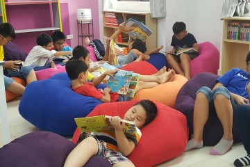 Ghế lười BBK – nội thất sang chảnh đồng hành cùng bé qua những trang sách.