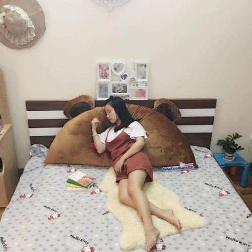 goi tua dau giuong hinh gau (2)