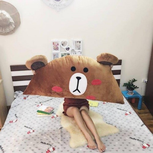 goi tua dau giuong hinh gau (5)