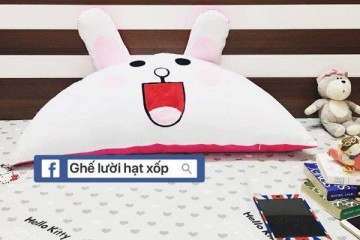 Gối tựa đầu giường hình thỏ Cony  GĐ005 (S)