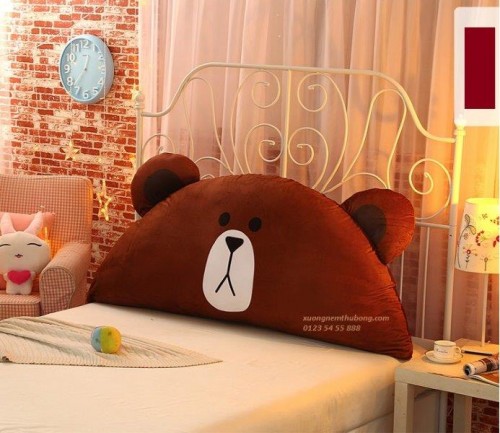 GỐI TỰA ĐẦU GIƯỜNG BBK GẤU BROWN GĐ001