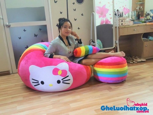 Ghế lười hình tròn phối 7 màu - Kitty GL T093 (10)