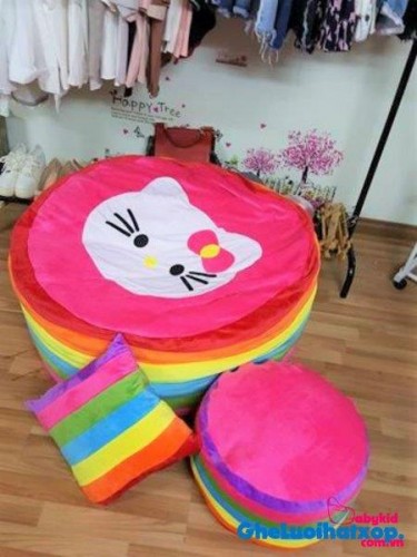 Ghế lười hình tròn phối 7 màu - Kitty GL T093 (5)