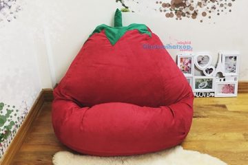 Gối lười xốp hình quả cà chua GL L109 ( L)