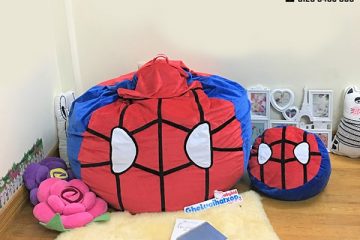Ghế lười hình Spiderman chất nhung GL L127 (L)