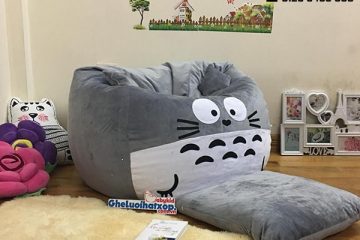 Ghế lười dáng lê Totoro phối màu bắt mắt và đáng yêu tại Babykid.vn