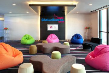 7 cách có thể sử dụng ghế lười xốp tại văn phòng làm việc