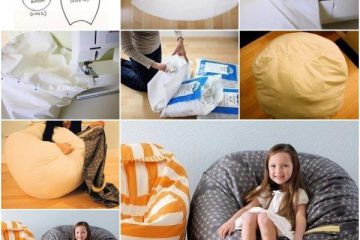 Tín đồ của handmade – tự tay làm ghế lười hạt xốp