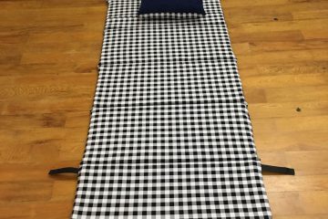 Đệm gấp thông minh 2 lớp kẻ caro DG009