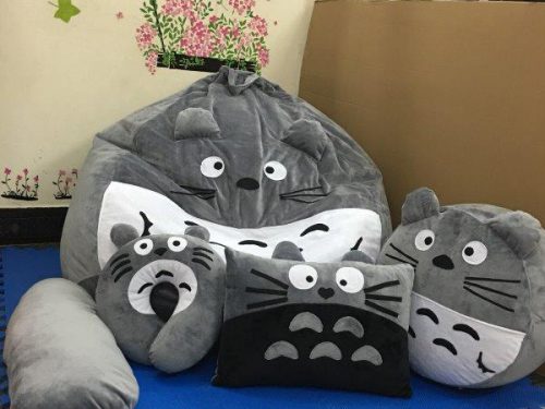 Ghế lười hình thú Totoro xám GL L211 (13)