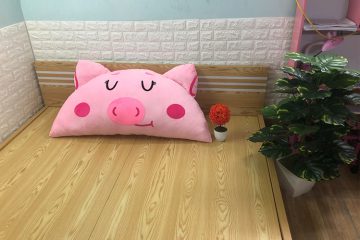 Gối tựa đầu giường Heo hồng GĐ015