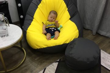 Set Ghế lười dáng lê vải kaki chun 2 màu GL L117